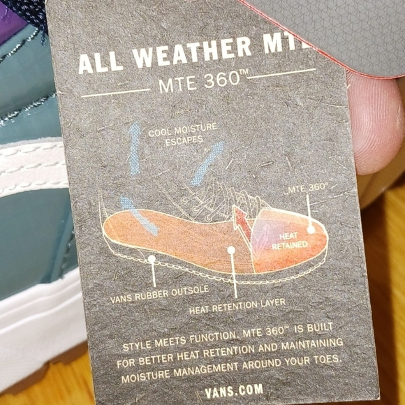 Vans Sk8-Hi Mte 2.0 Dx Sneaker/Boots size 5 Women - Picture 10 of 11